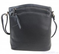 Tmav ed dmsk crossbody kabelka se zlatmi doplky