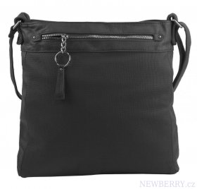 TESSRA Velk tmav ed crossbody dmsk kabelka D5580